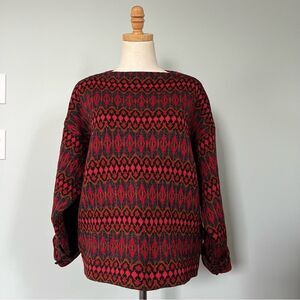 Vintage Jersey Modeller Of Seeden Wool 60’s Sweater M